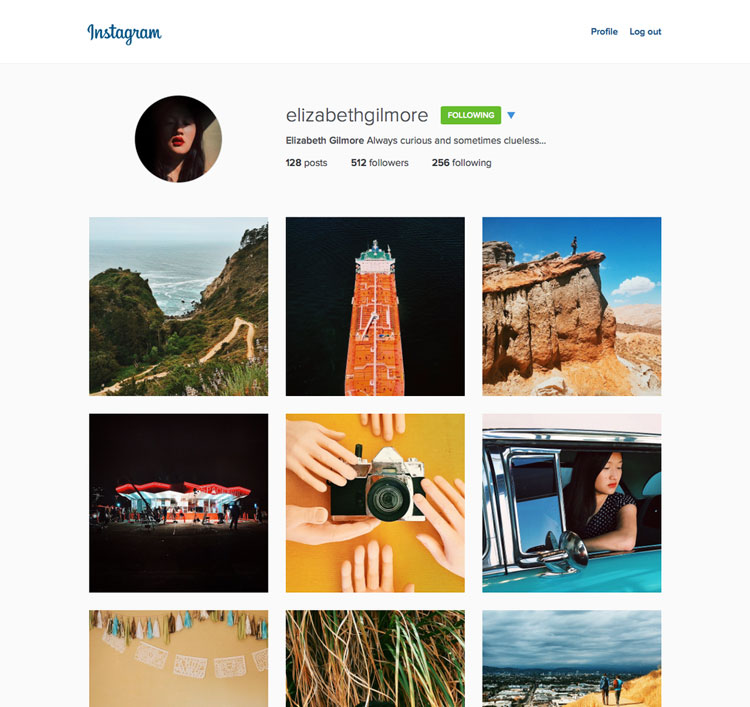 Desktop Profile.instagram