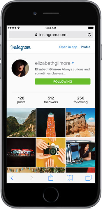 instagram redesign mobile