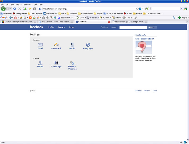 Facebook Lite