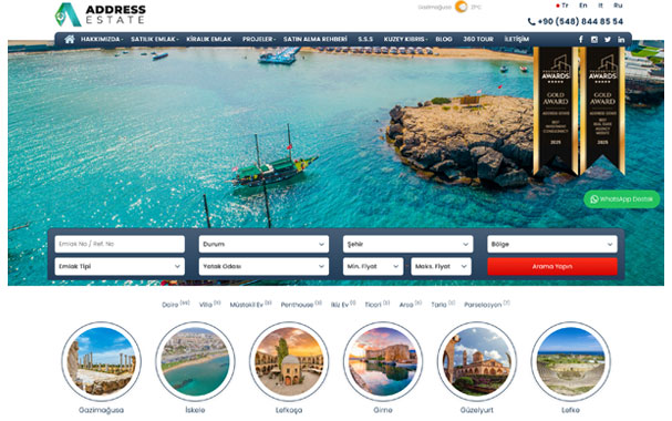 Address Estate - Web Design