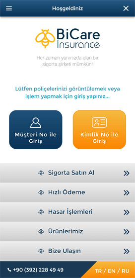 Bicare Insurace ~ Mobil Uygulama